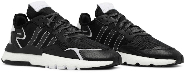 阿迪达斯 Nite Jogger 黑白配色 FW2055 Cheap 阿迪达斯 Nite Jogger 黑白配色 FW2055