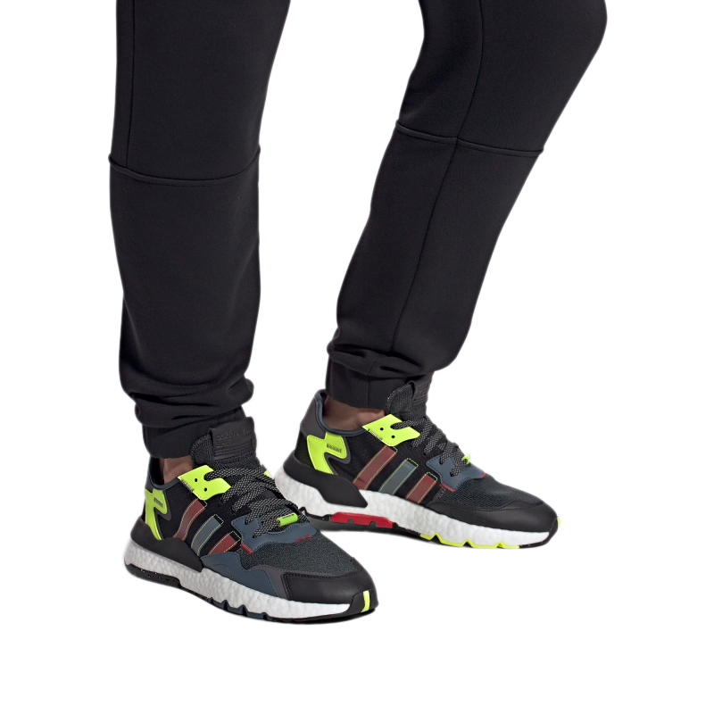 Sizing adidas Nite Jogger 'Grey Blue Yellow' FZ1958