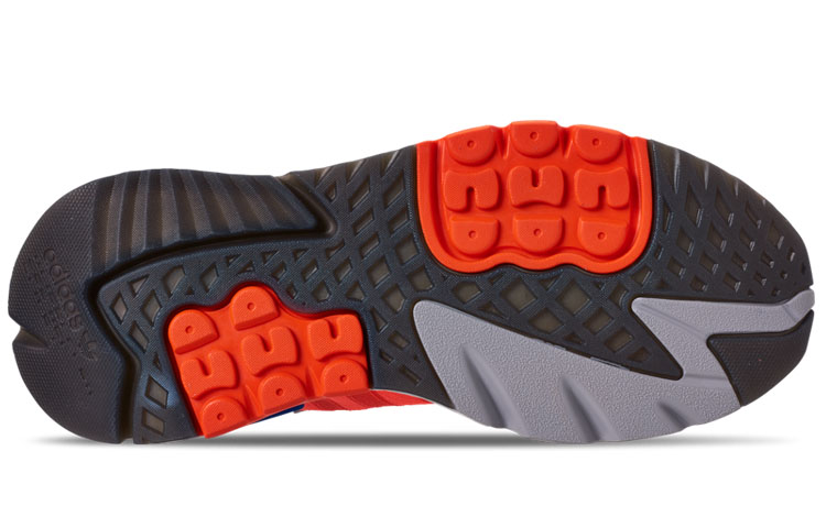 Shop adidas originals Nite Jogger 減震防滑 低筒 運動休閒鞋 男款 紅橙