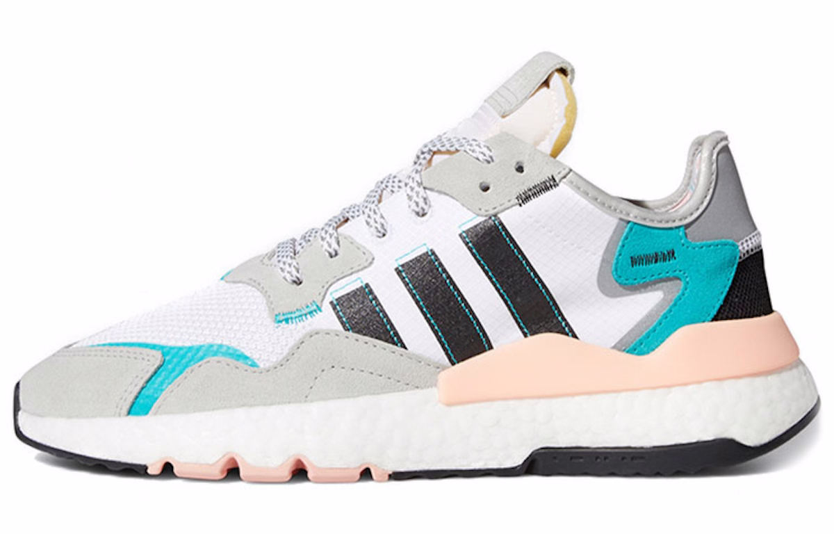 adidas Nite Jogger 'White Hi-Res Aqua' FV3852