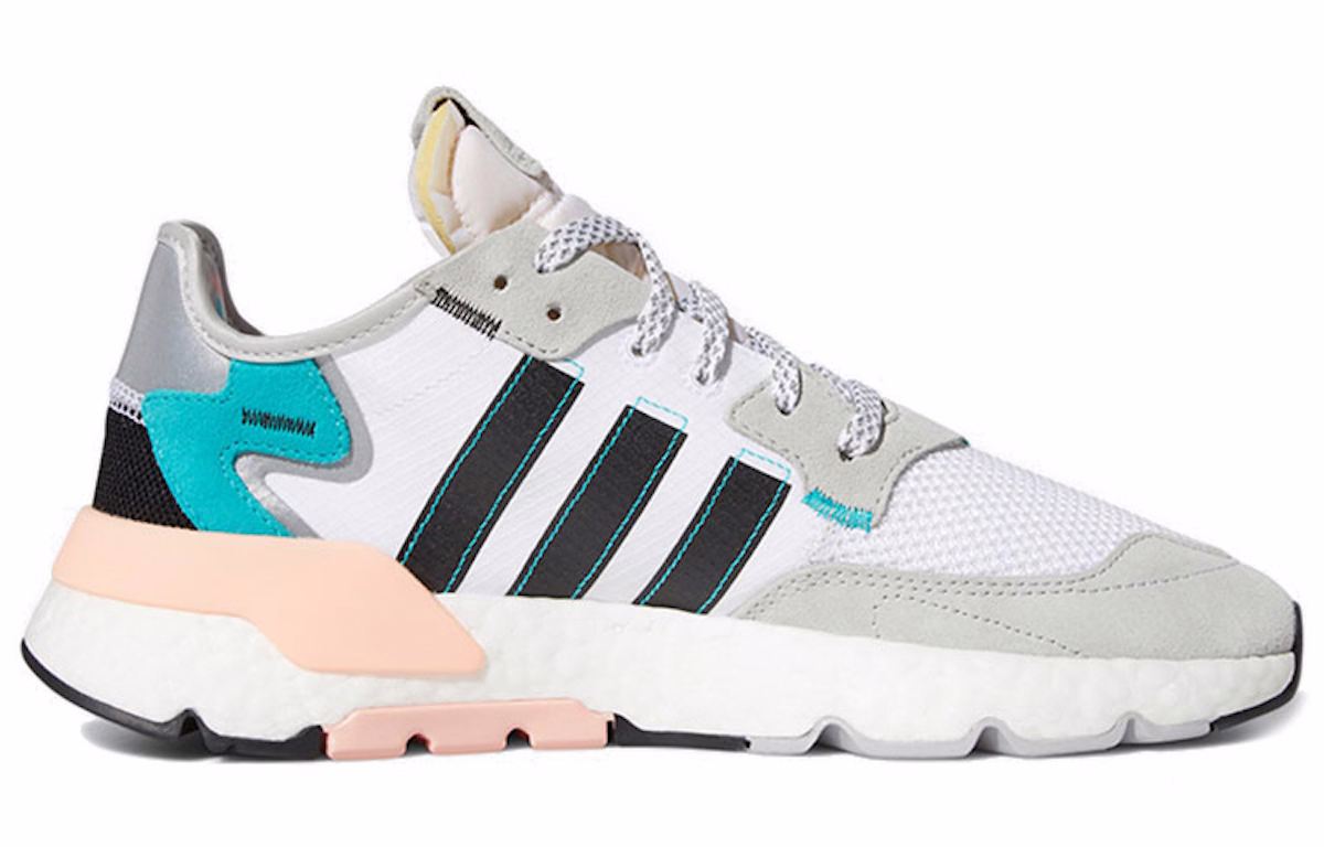 adidas Nite Jogger 'White Hi-Res Aqua' FV3852