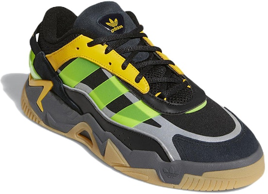 adidas Niteball 2 'Negro Verde Señal' GX0771 Lookbook adidas Niteball 2 'Negro Verde Señal' GX0771