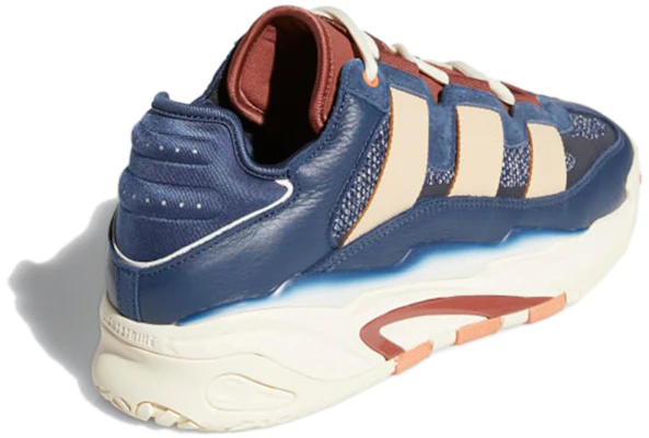 adidas originals Niteball 防滑耐磨 低筒 運動休閒鞋 男女款 藍黃 Shop adidas originals Niteball 防滑耐磨 低筒 運動休閒鞋 男女款 藍黃