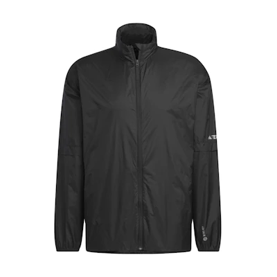 adidas NIUHEAVEN Black Outdoor Detachable Hooded Jacket with Letter Print HY4703