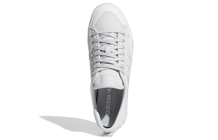 adidas Nizza 'Oversize Heel Logo - Light Solid Grey' 圖 4