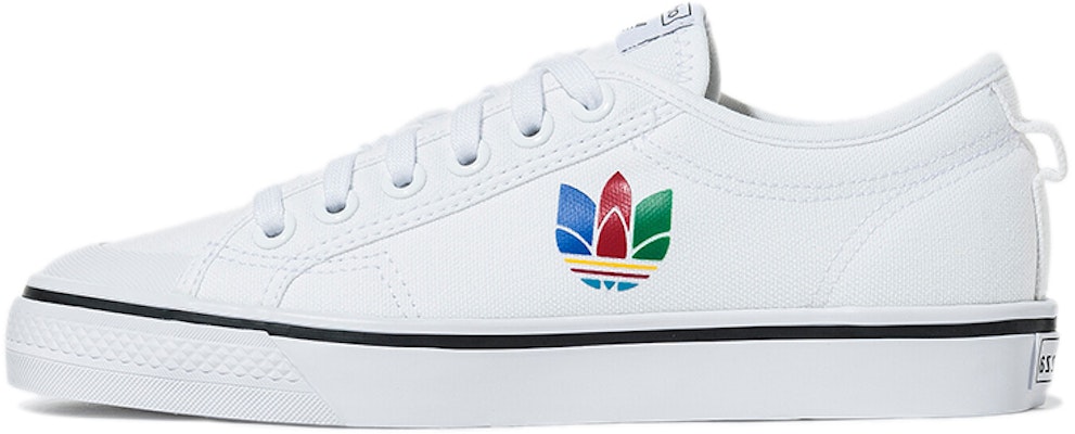 adidas originals Nizza Trefoil 防滑透氣 低筒休閒板鞋 男女同款 白色 Buy adidas originals Nizza Trefoil 防滑透氣 低筒休閒板鞋 男女同款 白色