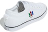 Shop adidas originals Nizza Trefoil 防滑透氣 低筒休閒板鞋 男女同款 白色