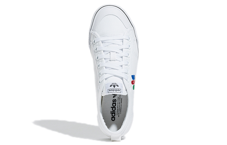 Purchase adidas originals Nizza Trefoil 防滑透氣 低筒休閒板鞋 男女同款 白色