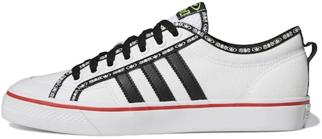 adidas Nizza 'White Vivid Red' GX6093 adidas Nizza 'White Vivid Red' GX6093