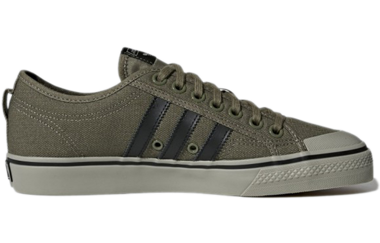 Order adidas originals Nizza 舒適透氣 低筒休閒板鞋 軍綠