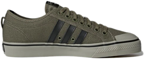 Order adidas originals Nizza 舒適透氣 低筒休閒板鞋 軍綠