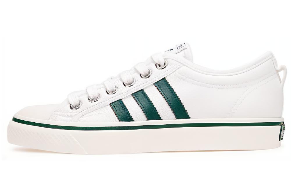 adidas NIZZA FOOTWEAR WHITE/COLLEGIATE GREEN