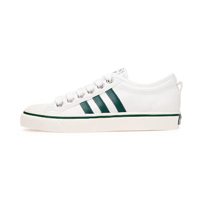adidas NIZZA FOOTWEAR WHITE/COLLEGIATE GREEN