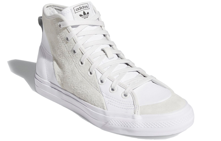 Lookbook 阿迪达斯 Nizza Hi RF '云白' FV0687