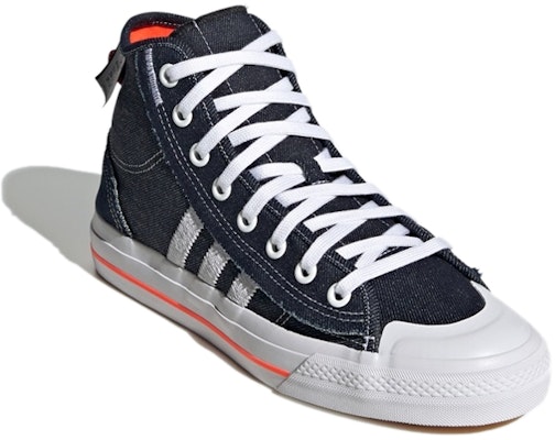adidas Nizza Hi RF 'Navy Denim Putih' H67835 Lookbook adidas Nizza Hi RF 'Navy Denim Putih' H67835