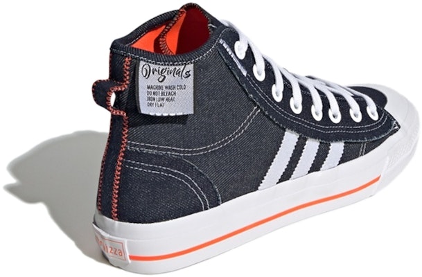 adidas Nizza Hi RF 'Navy Denim Putih' H67835 Shop adidas Nizza Hi RF 'Navy Denim Putih' H67835