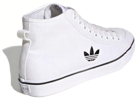 adidas Nizza High 'Cloud White' Putih Awan FW8351 Lookbook adidas Nizza High 'Cloud White' Putih Awan FW8351