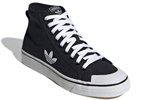 阿迪达斯 Nizza 高帮‘酷黑’ FW8352 Lookbook 阿迪达斯 Nizza 高帮‘酷黑’ FW8352