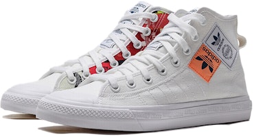 adidas Nizza High RF 'Parche de Logos' FX4028 Lookbook adidas Nizza High RF 'Parche de Logos' FX4028