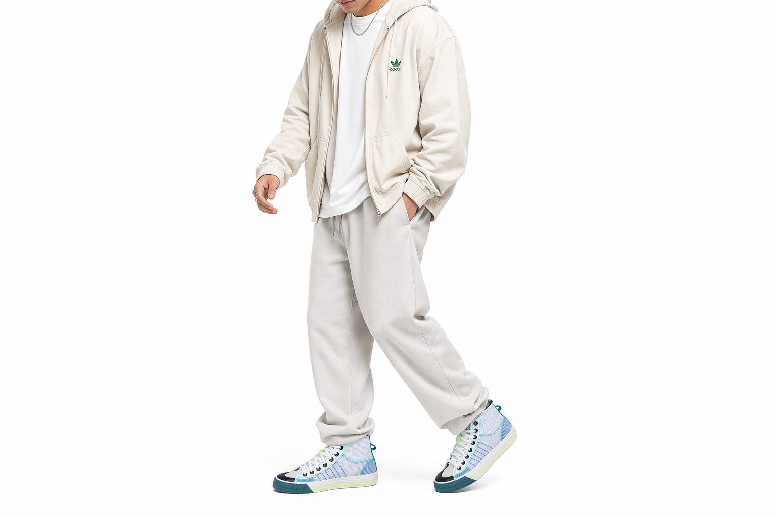 Order 阿迪达斯 Nizza High RF '白色浓艳蓝' FY3093