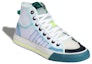 Lookbook adidas Nizza High RF 'Putih Lush Biru' FY3093