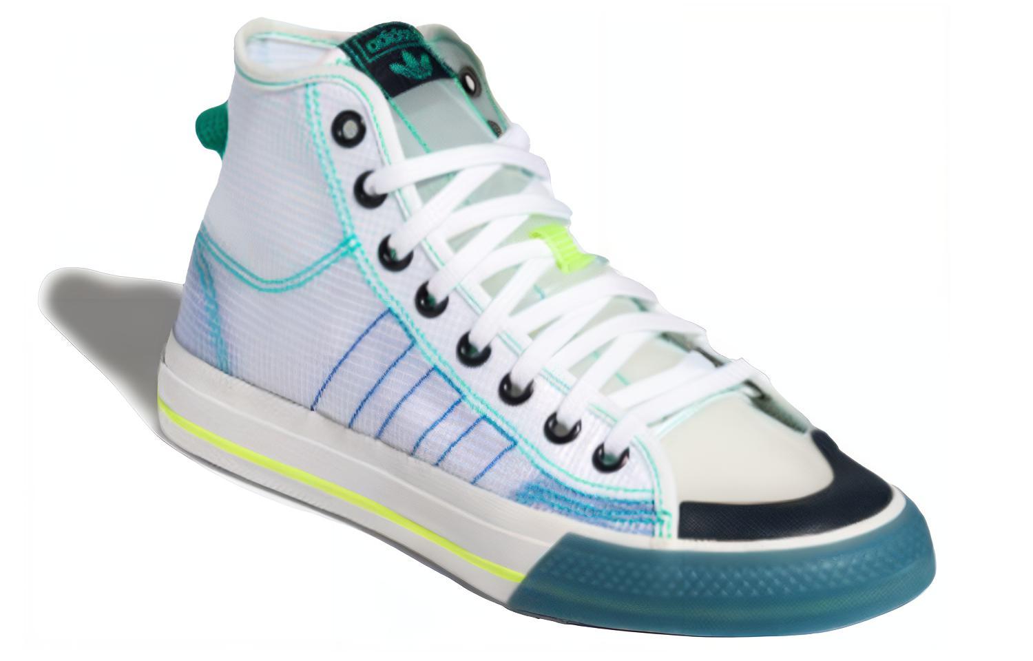 Shop 阿迪达斯 Nizza High RF '白色浓艳蓝' FY3093