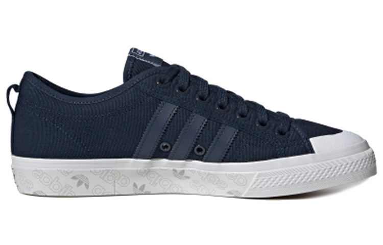 Order adidas originals NIZZA 防滑耐磨 低幫 板鞋 男女同款 藏青色