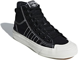 adidas Nizza RF Hi 'Core Black' Sepatu Hitam Tinggi Pria/Wanita F34057 Lookbook adidas Nizza RF Hi 'Core Black' Sepatu Hitam Tinggi Pria/Wanita F34057