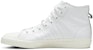 adidas Nizza RF High Recon Leather 'Triple White' Putih Serba Fleksibel EF1407