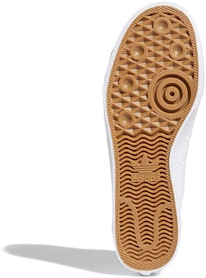 adidas Nizza Trefoil 'Cloud White' Putih Awan FW5184 Details for adidas Nizza Trefoil 'Cloud White' Putih Awan FW5184