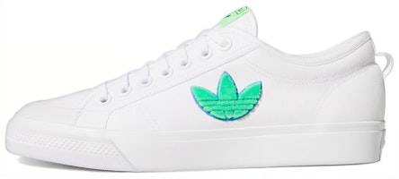 adidas Nizza Trefoil 'White Signal Green' FX8354 adidas Nizza Trefoil 'White Signal Green' FX8354