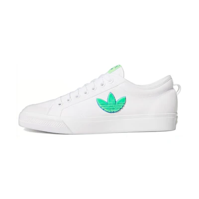 adidas Nizza Trefoil 'White Signal Green'