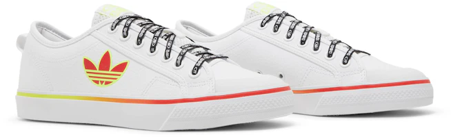 Cheap adidas Nizza 三葉草款『白紅』GX1465