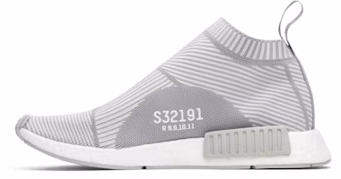 Lookbook 愛迪達 NMD City Sock 白灰 S32191