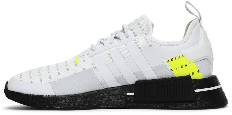 adidas NMD_R1 'All Over Logo - White Team Solar Yellow' GZ7944 Lookbook adidas NMD_R1 'All Over Logo - White Team Solar Yellow' GZ7944