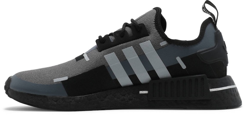 adidas NMD_R1 'Black Carbon Metallic' GZ7946 Lookbook adidas NMD_R1 'Black Carbon Metallic' GZ7946