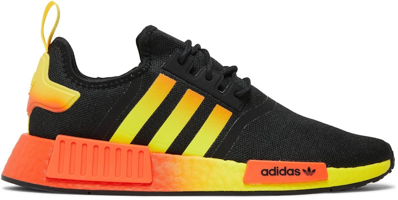 Adidas nmd black and top orange