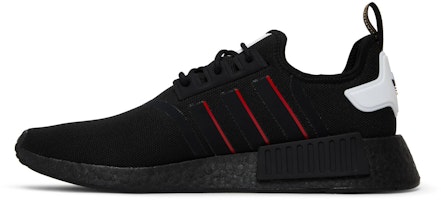 adidas NMD_R1 'Black Power Red' GX9887 Lookbook adidas NMD_R1 'Black Power Red' GX9887