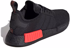 Shop 阿迪达斯NMD_R1 '黑色日红' 2020款 FV8162