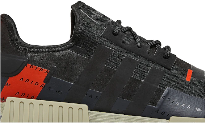 Nmd black top solar red