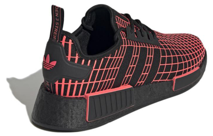 Shop adidas originals NMD_R1 運動休閒鞋 紅黑