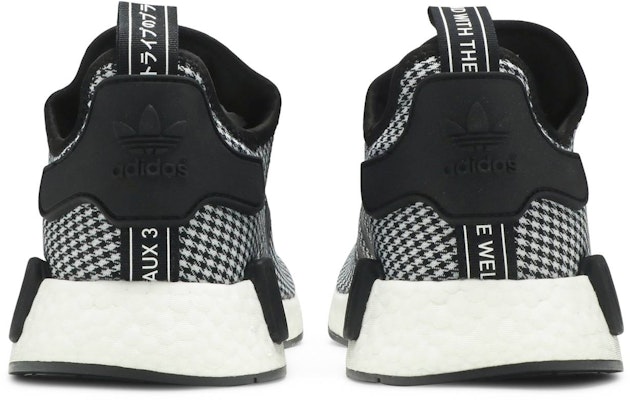 adidas NMD_R1 'Black White' FV5438 Details for adidas NMD_R1 'Black White' FV5438