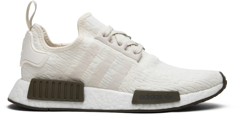 adidas NMD R1 Chalk White Trace Olive CQ0758