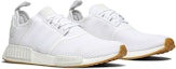 Cheap adidas NMD_R1 'Cloud White' D96635 - Kasut Putih Awan