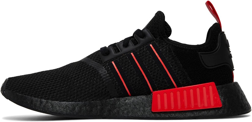 adidas NMD_R1 'Core Black Red' GV8422 Lookbook adidas NMD_R1 'Core Black Red' GV8422