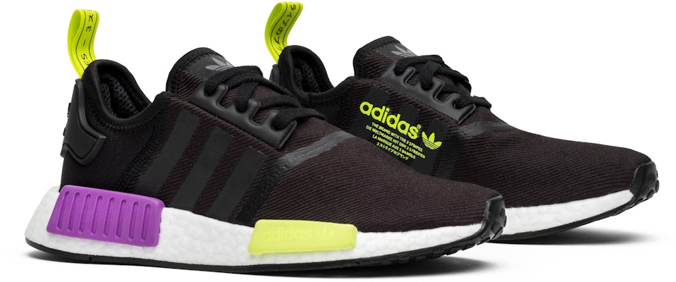 adidas NMD_R1 'Hitam Ungu Kejutan' D96627 Cheap adidas NMD_R1 'Hitam Ungu Kejutan' D96627
