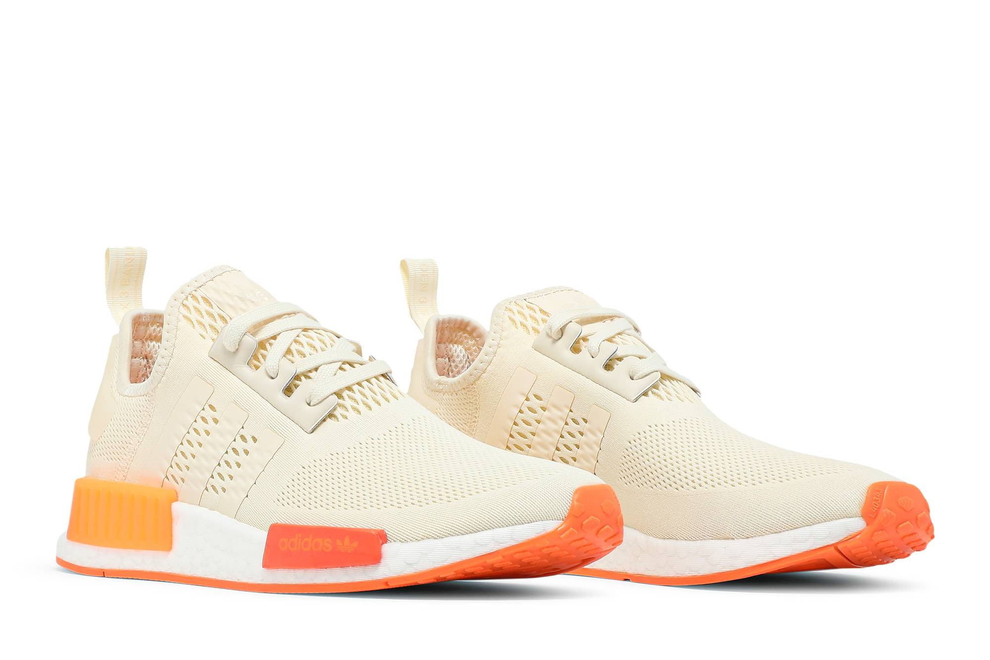 Cheap 아디다스 NMD_R1 '크림 화이트 스크리밍 오렌지' FY5984