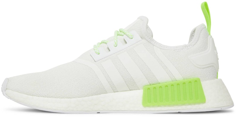 adidas NMD_R1 'Crystal White Solar Green' GW5663 Lookbook adidas NMD_R1 'Crystal White Solar Green' GW5663