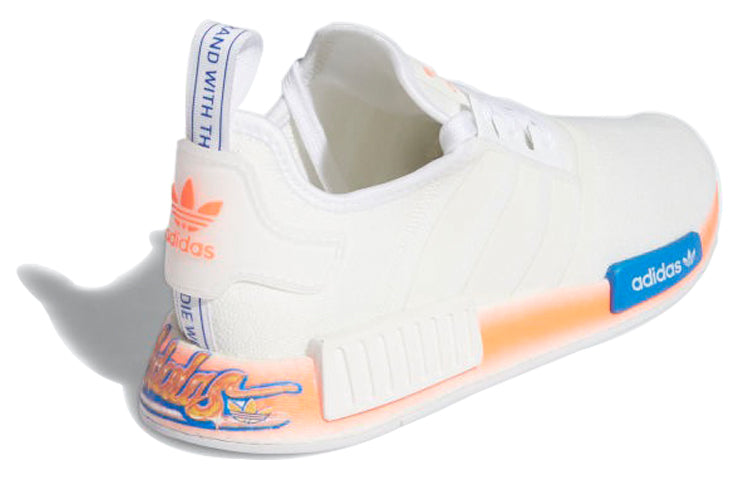 Lookbook adidas NMD_R1 'Graffiti - Putih Signal Coral' FV7852