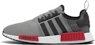 Buy アディダス NMD_R1 グレー/スカーレット FV3856